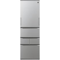 Amazon | シャープ 冷蔵庫 幅60.0cm 455L SJ-XW46P-S カームマット